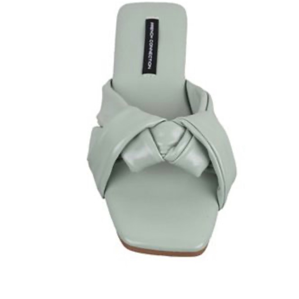 Size 8 french connection GREEN SANDALS
